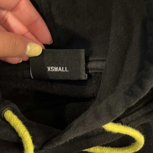 VFILES black hoodie size extra small - Picture 4 of 4